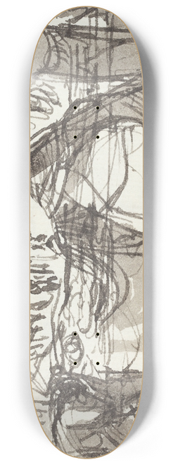 Sir George Hayter - The Laying Out of Christ 8.25 inch art skate deck
