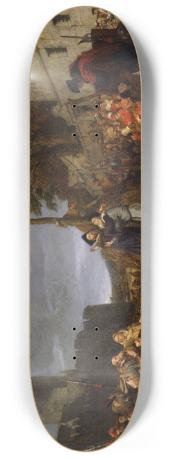 Sir George Hayter - The Martyrdom of Ridley and Latimer 8.25 inch art skate deck