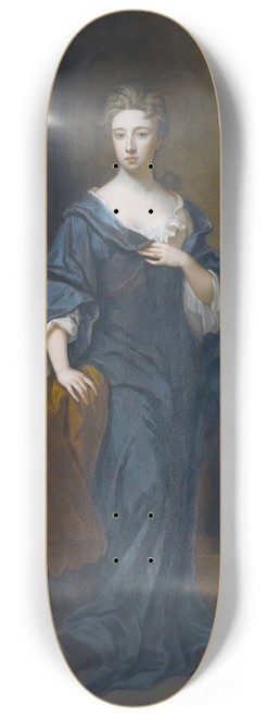 Sir Godfrey Kneller - Portrait Of Elizabeth Pelham (1681-1711), First Wife Of Charles, 2nd Viscount Townshend 8.25 inch art skate deck