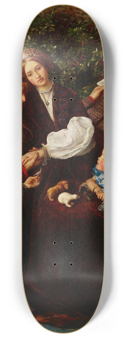 Sir John Everett Millais - Peace Concluded 8.25 inch art skate deck