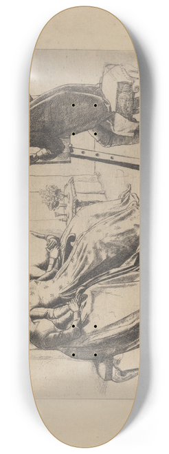 Sir John Everett Millais - St. Agnes of Intercession 8.25 inch art skate deck