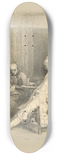 Sir John Everett Millais - Thackerays Barry Lyndon  The Last Days of Barry Lyndon 8.25 inch art skate deck