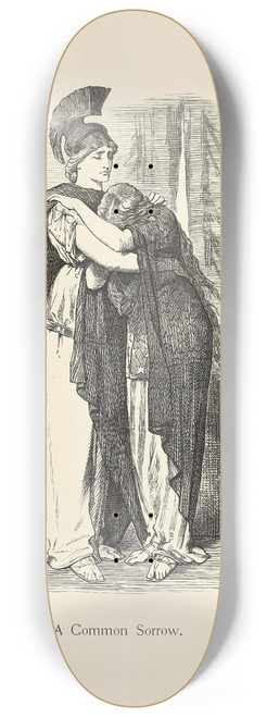 Sir John Tenniel - A Common Sorrow 8.25 inch art skate deck