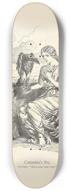 Sir John Tenniel - Columbias Fix 8.25 inch art skate deck