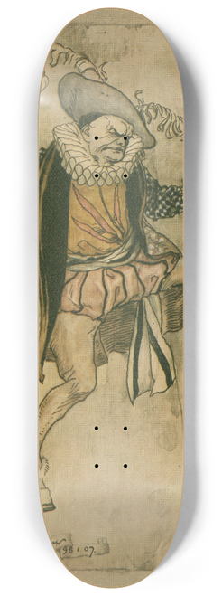 Arthur Rackham - He bounced up and down, and so fearful a frown contracted his brow, youd have thought hed been blind. 8.25 inch art skate deck