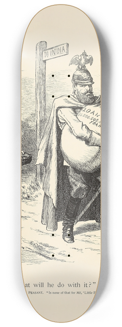 Sir John Tenniel - What will he do with it 8.25 inch art skate deck