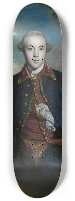 Sir Joshua Reynolds - Portrait of Charles Brandling 8.25 inch art skate deck