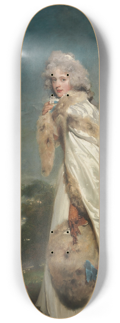Sir Thomas Lawrence - Elizabeth Farren (born about 1759, died 1829), Later Countess of Derby 8.25 inch art skate deck