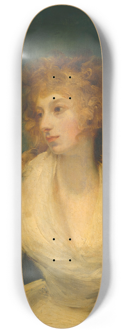 Sir Thomas Lawrence - Mrs. Ayscoghe Boucherett 8.25 inch art skate deck