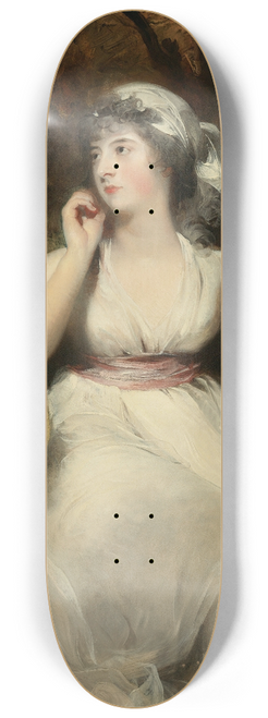 Sir Thomas Lawrence - Portrait Of Miss Selina Peckwell, Later Mrs. George Grote (1775-1845) 8.25 inch art skate deck