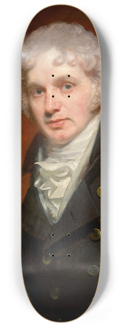 Sir William Beechey - Portrait Of Charles Small Pybus 8.25 inch art skate deck