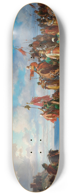 Stanisaw von Chlebowski - Death of Wadysaw Jagiellon near Varna 8.25 inch art skate deck