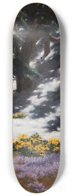 Stanisaw Witkiewicz - Crocuses and Marsh-Marigolds 8.25 inch art skate deck