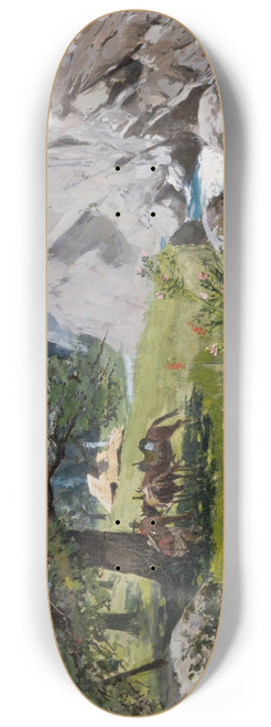 Stanisaw Witkiewicz - Rest under Rocks 8.25 inch art skate deck