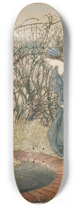 Arthur Rackham - They thanked her and said good-bye, and she went on her journey 8.25 inch art skate deck
