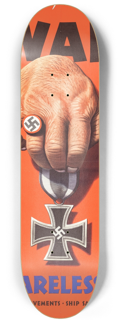 Stevan Dohanos - Award, For Careless talk 8.25 inch art skate deck