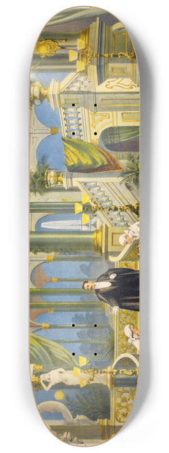 Strobridge and Co - Frederick Bancroft, prince of magicians 8.25 inch art skate deck