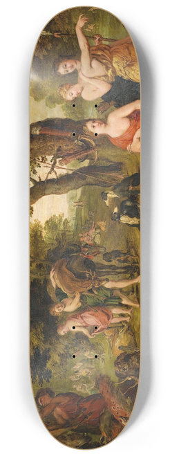 Studio Of Jan Brueghel The Younger - The Return Of Diana And Her Nymphs After The Hunt 8.25 inch art skate deck