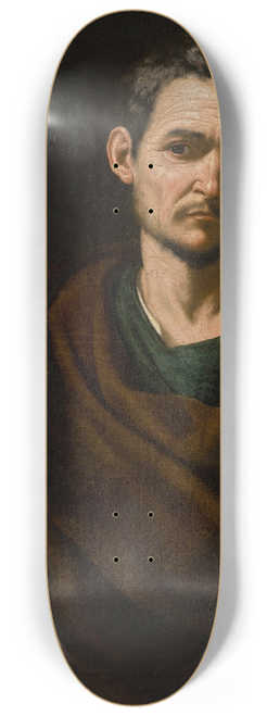 Studio of Jusepe de Ribera - Saint Matthew 8.25 inch art skate deck