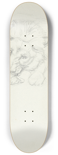 Svend Rathsack - Lve, der spiser 8.25 inch art skate deck