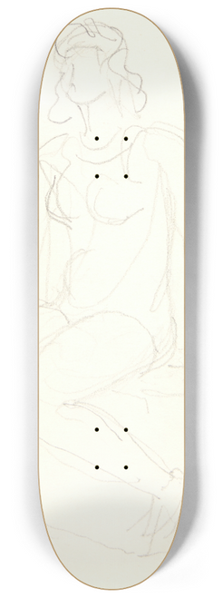 Svend Rathsack - Svmmersken Ragnhild Hveger 8.25 inch art skate deck
