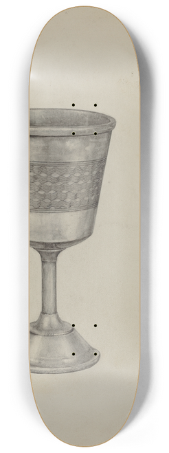 Arthur Stewart - Pewter Chalice 8.25 inch art skate deck