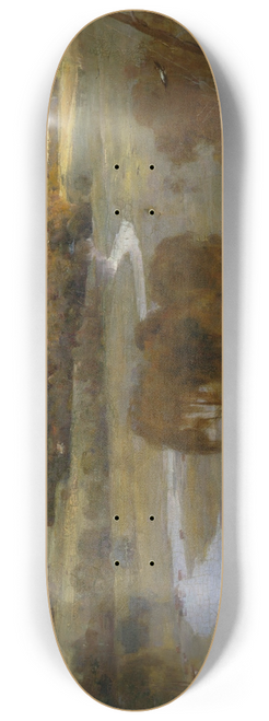 Arthur Streeton - Still glides the stream, and shall for ever glide 8.25 inch art skate deck