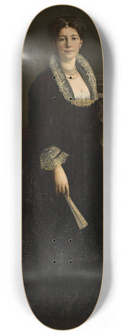 Tadeusz Ajdukiewicz - Portrait of a woman 8.25 inch art skate deck