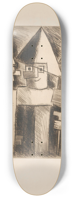 Tadeusz Makowski - Masks 8.25 inch art skate deck