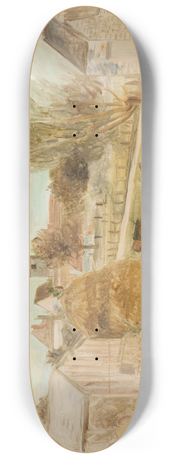 Tadeusz Makowski - Na skraju wsi 8.25 inch art skate deck