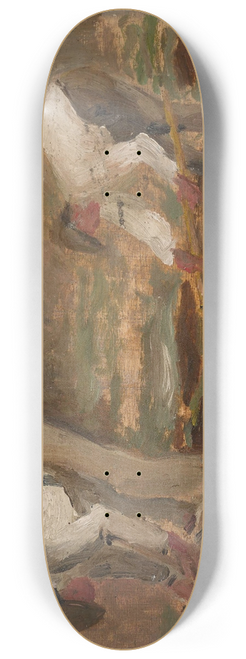 Tadeusz Makowski - Work in a field 8.25 inch art skate deck