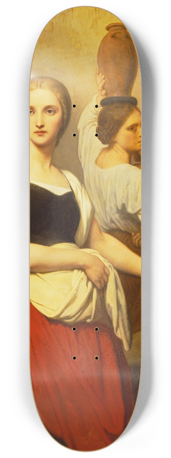 Ary Scheffer - Margaret at the Fountain 8.25 inch art skate deck