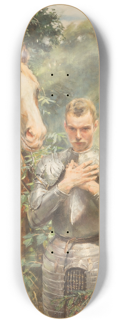 Theodor Bohnenberger - Knight of the Teutonic Order 8.25 inch art skate deck
