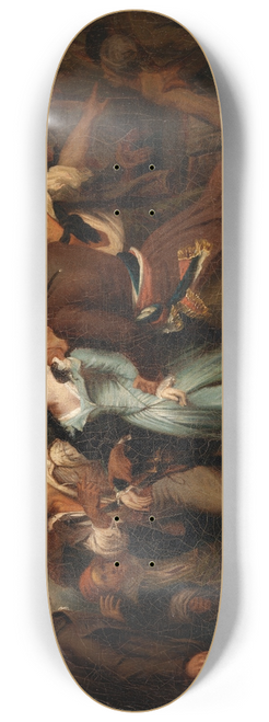 Ary Scheffer - The Arrest of Charlotte Corday 8.25 inch art skate deck