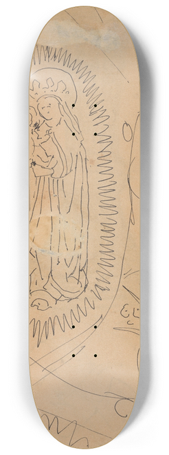 Theo Nieuwenhuis - Vijftiende eeuwse Perzische vaas 8.25 inch art skate deck
