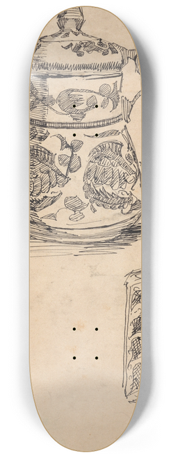 Theo Nieuwenhuis - Zeventiende-eeuwse faience uit Kthaya 8.25 inch art skate deck