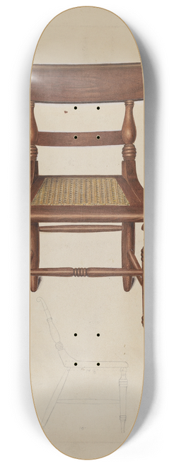 Therkel Anderson - Early Dayton Chair 8.25 inch art skate deck