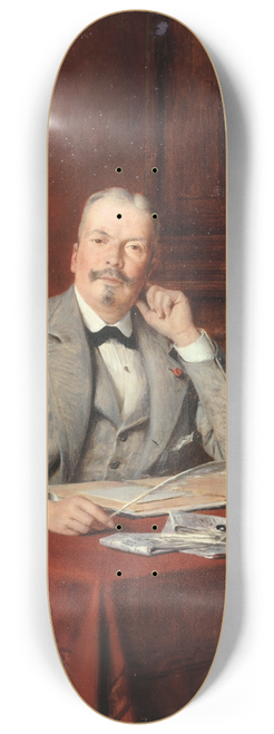 Thobald Chartran - Portrait dOlympe Hriot (1833-1899), homme daffaires. 8.25 inch art skate deck
