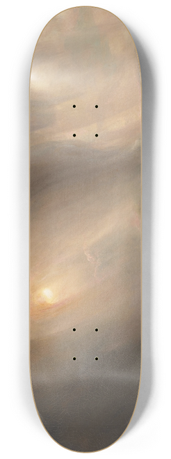 Thodore Gudin - Effet de lumire au cur dune tempte en mer 8.25 inch art skate deck