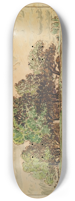 Thodore Rousseau - Return From The Fields 8.25 inch art skate deck