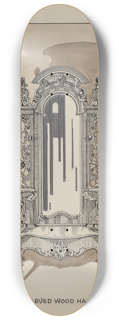 Thomas Byrne - Carved Walnut Hall Rack 8.25 inch art skate deck