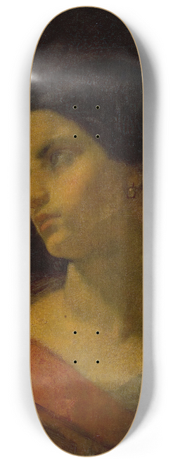 Thomas Couture - Head Of A Woman, Study 8.25 inch art skate deck