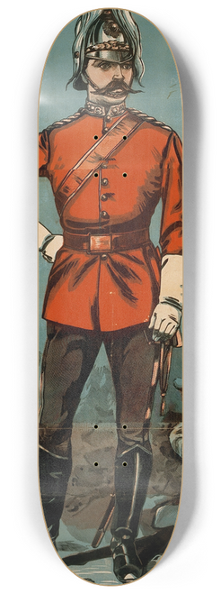 A.S. Seer's Litho. - The colonel in Patience 8.25 inch art skate deck
