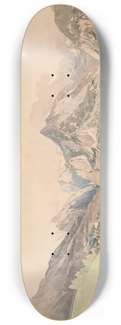 Thomas Ender - Gegend bei Flitsch 8.25 inch art skate deck