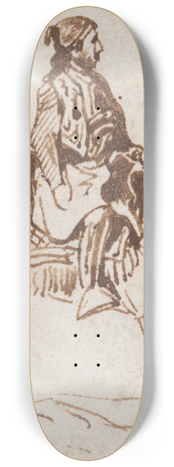 Thomas Hartley Cromek - Turk on a Horse 8.25 inch art skate deck