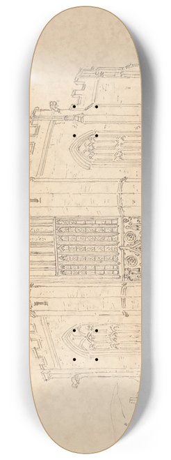 Thomas Hastings - Church of Saint Bartholomew, Crewkerne 8.25 inch art skate deck