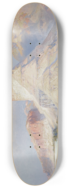 Thomas Moran - The Castle Rock, Green River, Wyoming (Indian Summer. Green River. Wyoming) 8.25 inch art skate deck