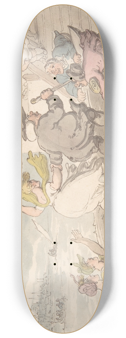 Thomas Rowlandson - Easterly Winds 8.25 inch art skate deck