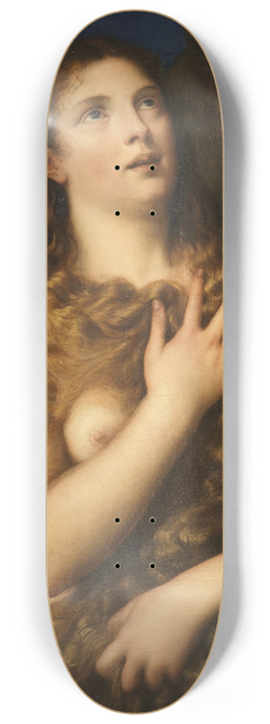 Titian - The Penitent Magdalene 8.25 inch art skate deck
