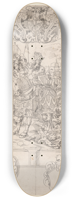 Tobias Stimmer - The Imperial Governor and HisAbuses 8.25 inch art skate deck